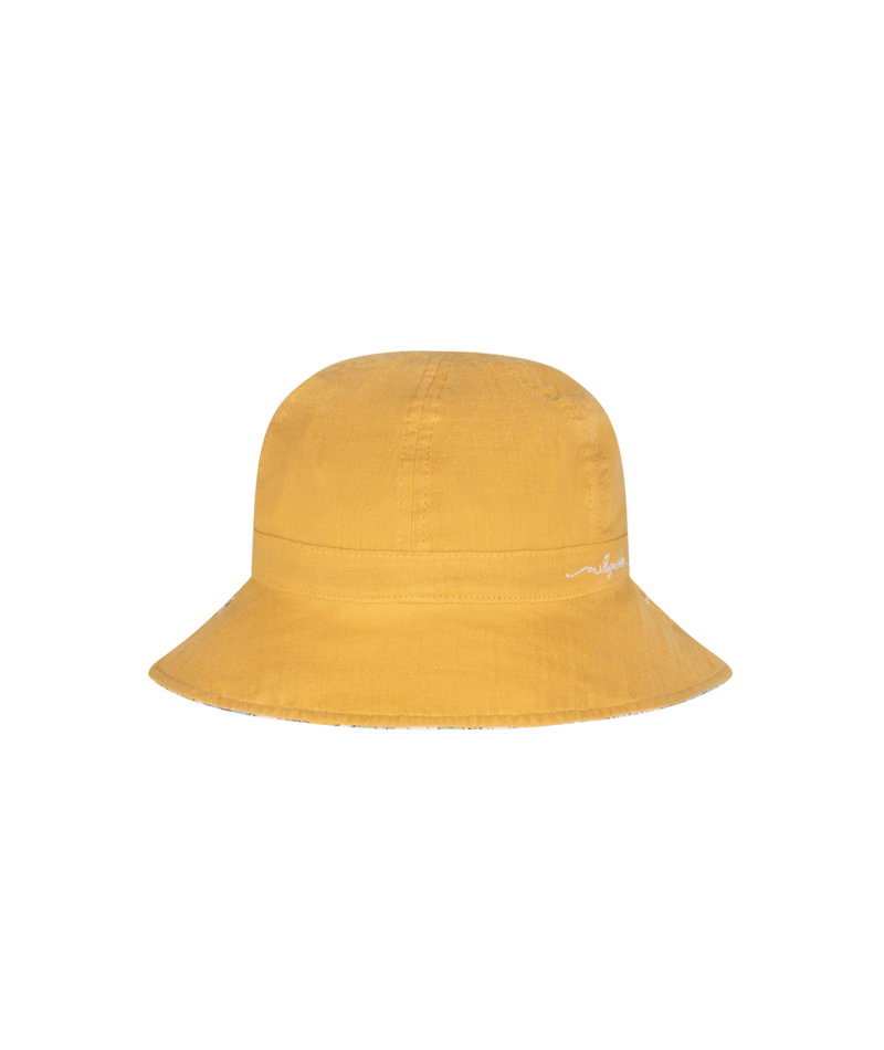 Millymook Girls Floppy Bucket Hat - Multi Coloured With Flowers Print Pattern - Meadow